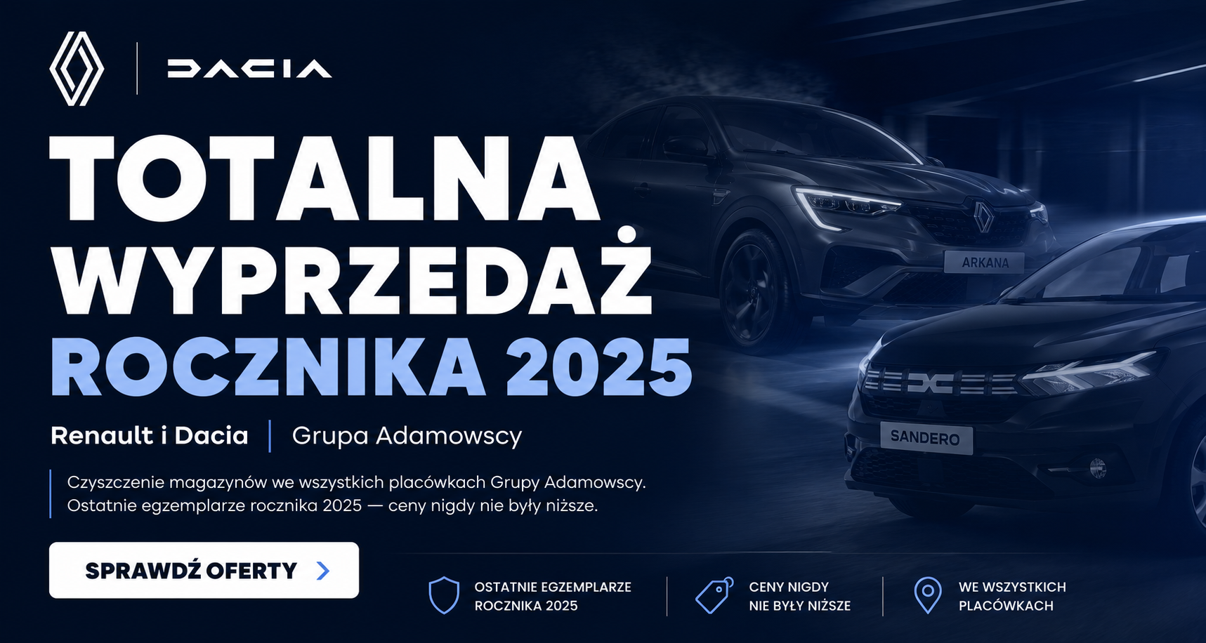 Totalna Wyprzedaż Rocznika 2025 — Grupa Adamowscy